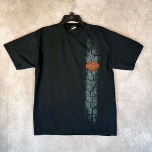 Harley-Davidson Graphic Tee Mens Medium Black Knoxville TN Pocket T-Shirt